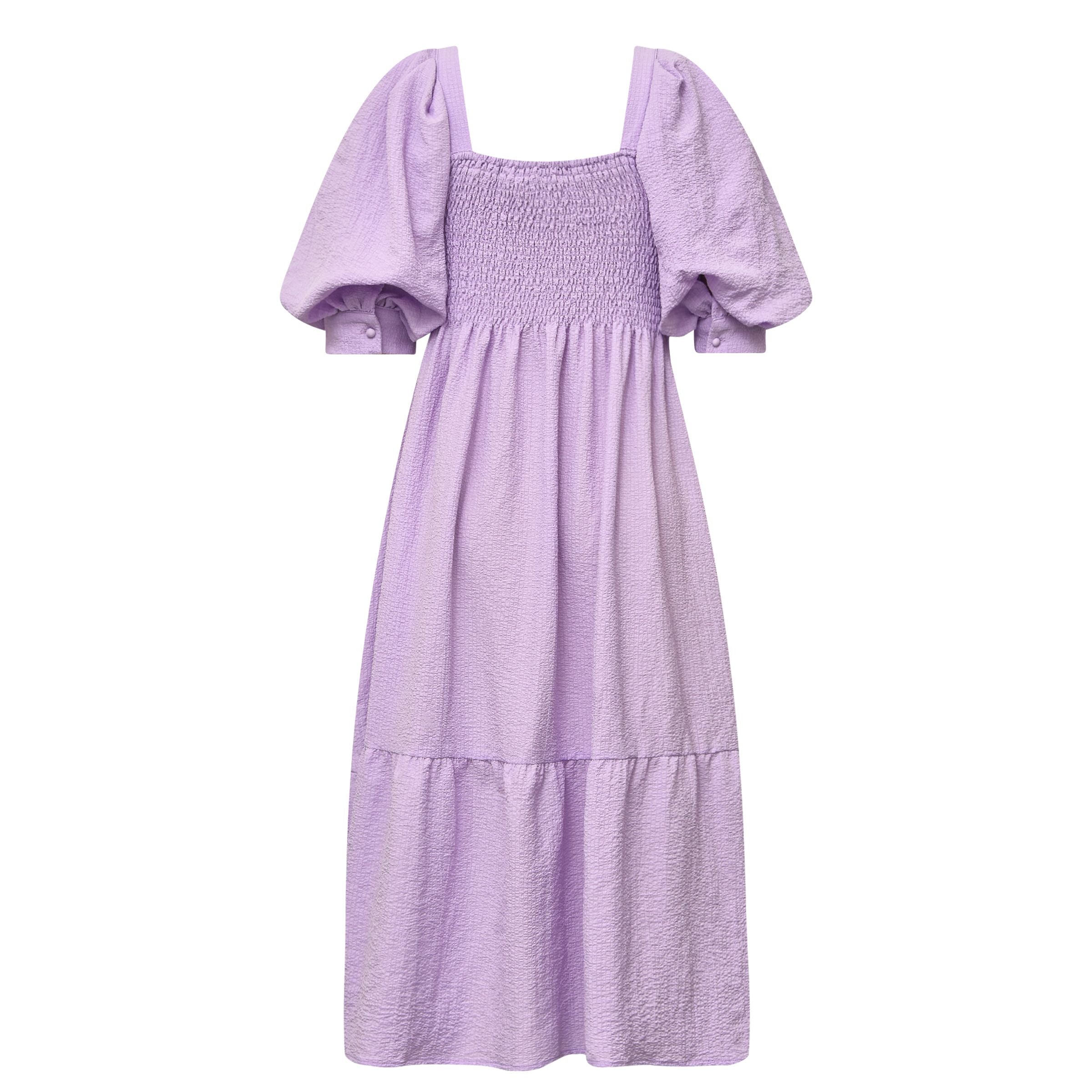 A-view - Cheri solid dress, lavendel by A-view | stylebykul