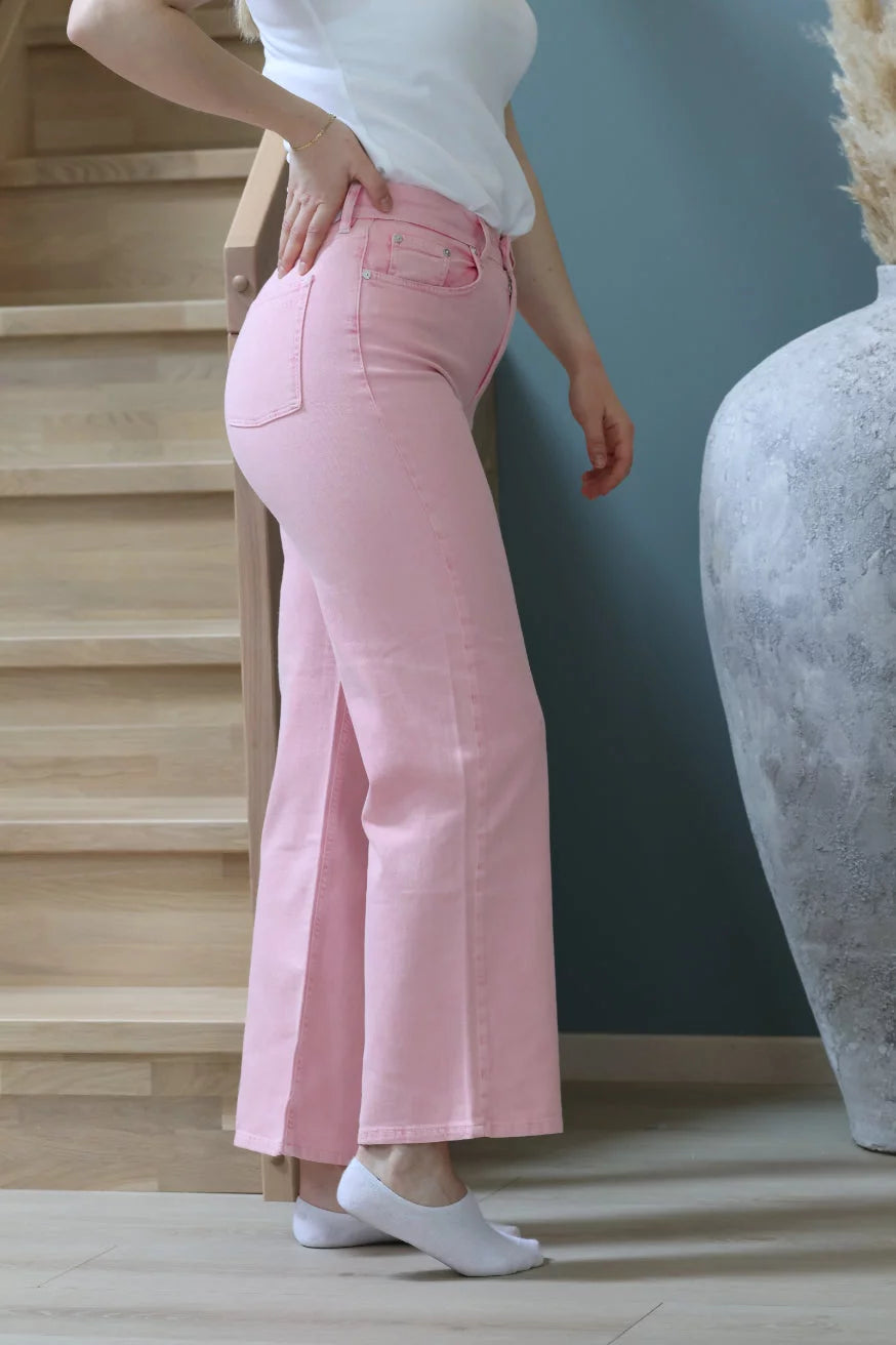 Ivy - Brooke jeans stone color, pink by Ivy | stylebykul